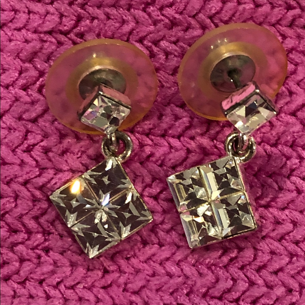 Clear Crystal Earrings